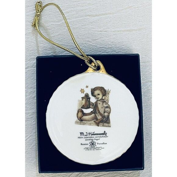 Ornament Christmas Hummel Guiding Angel Porcelain 88555 Reuter Porzellan Goebel - Picture 3 of 7